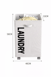 LORIEN Scandinavian Fabric Laundry Basket