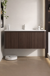 NOLARA Japandi Metal Bathroom Vanity