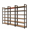 VELARO Contemporary Metal Shelving Unit