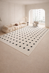 LIRONA Minimalistic Fabric Area Rug