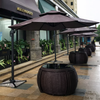 PUMARO Contemporary Rattan Outdoor Coffee Table Set