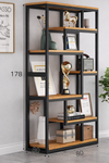 NORIX Scandinavian Wooden Bookshelf