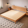 NORVIA Scandinavian Wooden Bed Frame