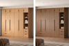 NORVIK Scandinavian Wooden Wardrobe