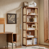 KAVEN Wabi Sabi Wooden Bookshelf