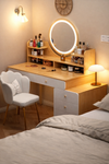 ORVINA Scandinavian Wooden Dressing Table