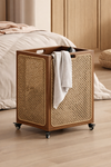 LUNORA Scandinavian Rattan Laundry Hamper