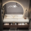 LUXORA Modern Wooden Bathroom Vanity