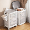 LUNARO Scandinavian Plastic Laundry Hamper