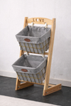 LUNORA Scandinavian Fabric Laundry Hamper