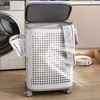LUNARO Scandinavian Plastic Laundry Hamper