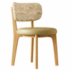 CREMOR Scandinavian Leather Dining Chair