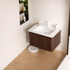 NOLARA Japandi Metal Bathroom Vanity