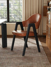 KAVIRO Wabi Sabi Leather Dining Chair