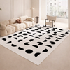 LIRONA Minimalistic Fabric Area Rug