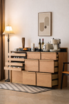 SENRAI Japandi Solid Wood Sideboard