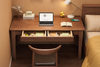 LUNARO Contemporary Wooden Desk