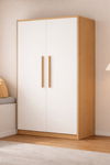 MAJORA Scandinavian Wooden Wardrobe