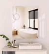 NORVIK Scandinavian Metal Bathroom Mirror
