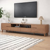 NORDO Scandinavian Wooden TV Console