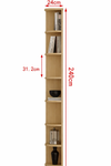ARVEO Scandinavian Wooden Bookshelf