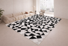 LIRONA Minimalistic Fabric Area Rug