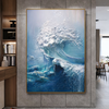 LUNARO Contemporary Fabric Wall Art