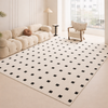 LIRONA Minimalistic Fabric Area Rug