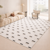 LIRONA Minimalistic Fabric Area Rug