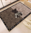 VELNORA Statement Pieces Fabric Bath Mat
