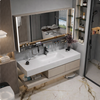 LUNARO Modern Wooden Bathroom Vanity Set