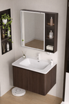 NOLARA Japandi Metal Bathroom Vanity