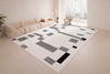 LIRONA Minimalistic Fabric Area Rug