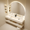 LUNOVA Modern Sintered Stone Bathroom Vanity