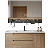 KAVEN Japandi Wooden Bathroom Vanity