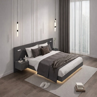 AERIVO Contemporary Wooden Bed Frame