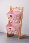 LUNORA Scandinavian Fabric Laundry Hamper