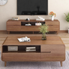 NORDO Scandinavian Wooden TV Console