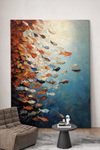 AQUARO Contemporary Fabric Wall Art
