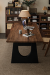TRAVO Contemporary Wooden Dining Table