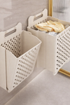 LUMERA Scandinavian Wall-Mounted Laundry Basket
