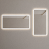 LUMIRO Modern Glass Bathroom Mirror