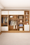 MAJORA Scandinavian Wooden Wardrobe