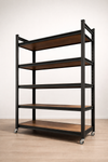 CREVANO Minimalistic Metal Shelving Unit