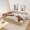 TWINORA Scandinavian Wooden Bed Frame