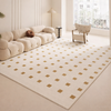 LIRONA Minimalistic Fabric Area Rug