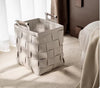 LAVORA Modern Leather Laundry Basket