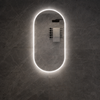 LUMERA Arc Halo LED Bathroom Mirror