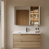 KAVEN Japandi Wooden Bathroom Vanity