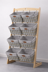 LUNORA Scandinavian Fabric Laundry Hamper